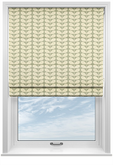 Orla Kiely Solid Stem, Pebble - Roman Blind